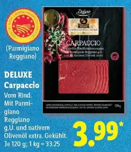 Lidl DELUXE Carpaccio Angebot
