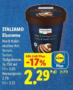 Lidl ITALIAMO Eiscreme Angebot