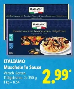 Lidl ITALIAMO Muscheln in Sauce Angebot