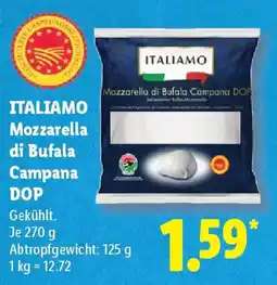 Lidl ITALIAMO Mozzarella di Bufala Campana DOP Angebot