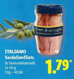 Lidl ITALIAMO Sardellenfilets Angebot
