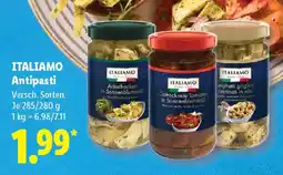 Lidl ITALIAMO Antipasti Angebot