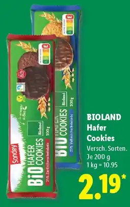 Lidl BIOLAND Hafer Cookies Angebot