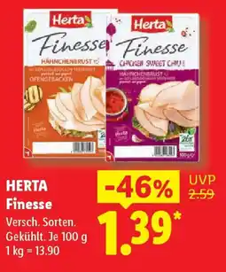 Lidl HERTA Finesse Angebot
