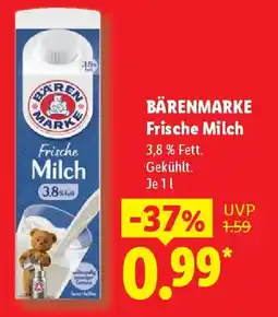 Lidl BÄRENMARKE Frische Milch Angebot