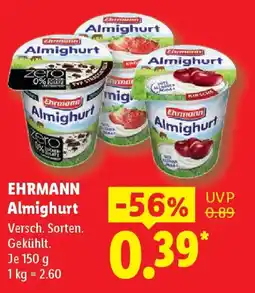 Lidl EHRMANN Almighurt Angebot