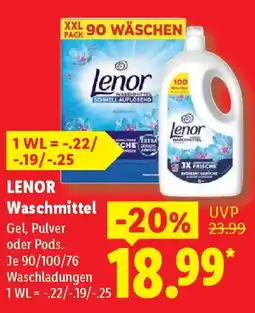 Lidl LENOR Waschmittel Angebot