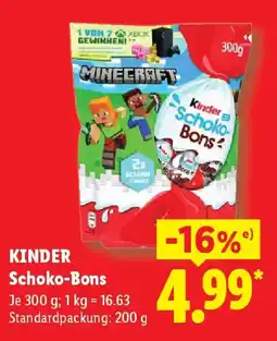 Lidl KINDER Schoko-Bons Angebot