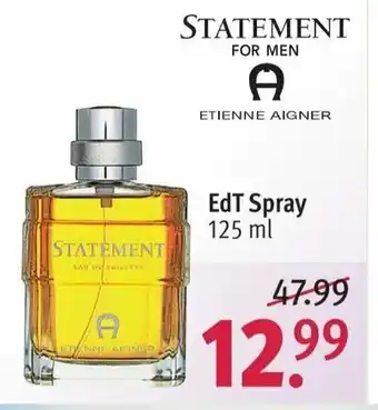 Rossmann Statement for Men Etienne Aigner EdT Spray 125ml Angebot