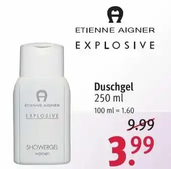 Rossmann Etienne Aigner Explosive Duschgel 250ml Angebot