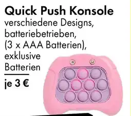 TEDi Quick Push Konsole Angebot