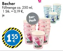 TEDi Becher Angebot