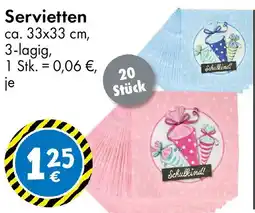TEDi Servietten Angebot