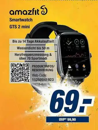 Expert Bening Amazfit Smartwatch Gts 2 Mini Angebot