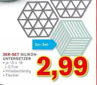 KODi 3er-set Silikon-untersetzer Angebot