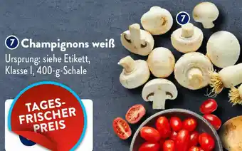 Aldi Süd Champignons Weiß 400-g-Schale Angebot