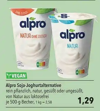 CITTI Markt Alpro Soja-joghurtalternative Angebot