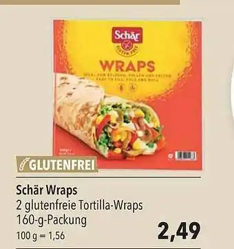 CITTI Markt Schär Wraps 2 Glutenfreie Tortilla-wraps Angebot