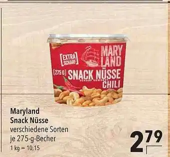 CITTI Markt Maryland Snack Nüsse Angebot