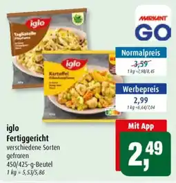 Markant iglo Fertiggericht Angebot