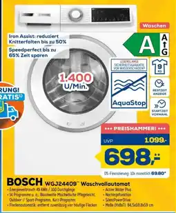 Euronics BOSCH WGJ24409 Waschvollautomat Angebot