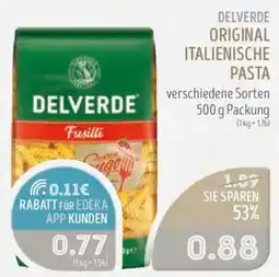 Edeka Struve DELVERDE ITALIENISCHE PASTA Angebot