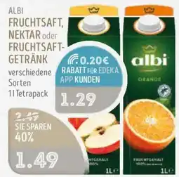 Edeka Struve ALBI FRUCHTSAFT Angebot
