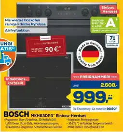 Euronics BOSCH MKH63DP3 Einbau-Herdset Angebot