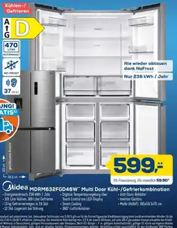 Euronics Midea MDRM632FGD46W Multi Door Kühl-/Gefrierkombination Angebot
