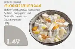 Edeka Struve BEECK FEINKOST FRUCHTIGER GEFÜGELSALAT Angebot