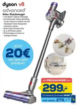 Euronics dyson v8 advanced Akku-Staubsauger Angebot