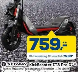Euronics SEGWAY KickScooter ZT3 Pro D Angebot