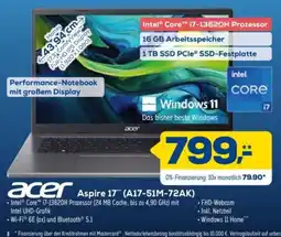Euronics acer Aspire 17" (A17-51M-72AK) Angebot