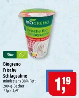 Markant Biogreno Frische Schlagsahne Angebot