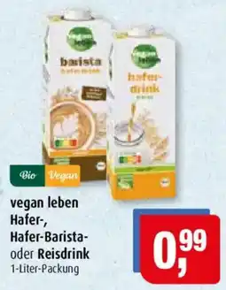 Markant Hafer-Barista- oder Reisdrink Angebot