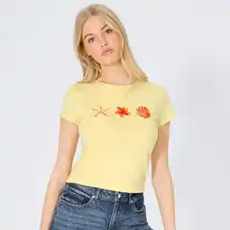 NKD Damen-T-Shirt mit Frontaufdruck Angebot