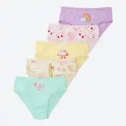 NKD Kinder-Mädchen-Slip aus reiner Baumwolle, 5er-Pack Angebot