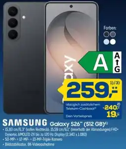 Euronics SAMSUNG Galaxy S26 Angebot