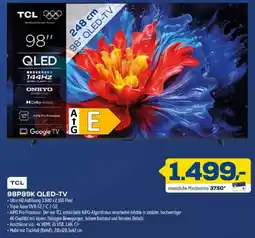 Euronics XXL TCL 98P89K QLED-TV Angebot