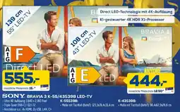 Euronics XXL SONY BRAVIA 3 K-55S39B LED-TV Angebot