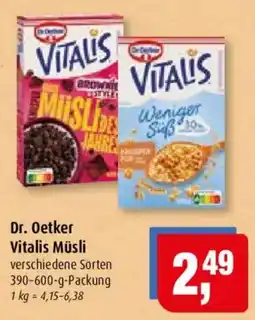 Markant Dr. Oetker Vitalis Müslis Angebot