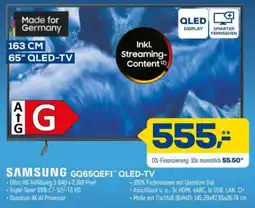 Euronics SAMSUNG GQ65QEF1 QLED-TV Angebot