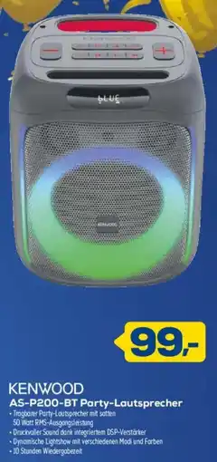 Euronics XXL KENWOOD AS-P200-BT Party-Lautsprecher Angebot