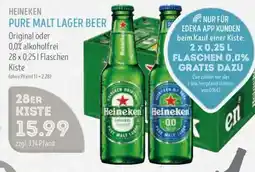 Edeka Struve Heineken Pure Malt Lager Beer Angebot