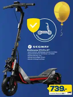 Euronics XXL SEGWAY KickScooter ZT3 Pro D4 Angebot