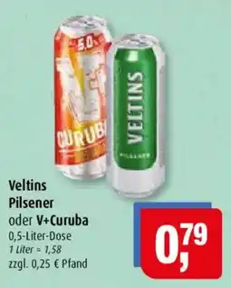 Markant Veltlins Pilsener oder V+Curuba Angebot