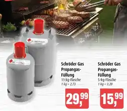 Markant Schröder Gas Propangas-Füllung Angebot