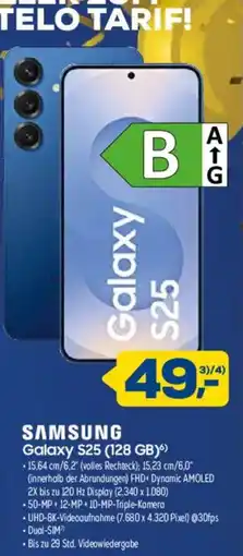 Euronics XXL SAMSUNG Galaxy S25 Angebot