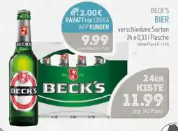 Edeka Struve BECK'S BIER Angebot