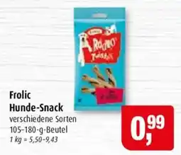 Markant Frolic Hunde-Snack Angebot